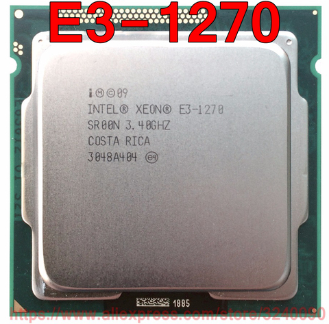 Original Intel CPU Xeon E3-1270 SR00N Processor 3.40GHz 8M Quad-Core E3 1270 Socket 1155 free shipping speedy ship out ► Photo 1/1