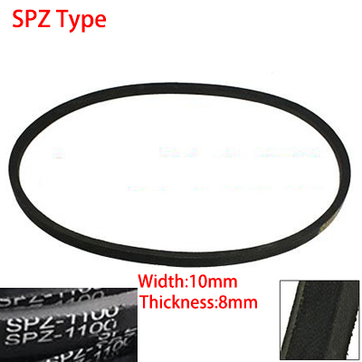 SPZ 722 762 825 10mm Width 8mm Thickness Rubber Groove Cogged Machinery Drive Transmission Band Wedge Wrapped Vee V Timing Belt ► Photo 1/1
