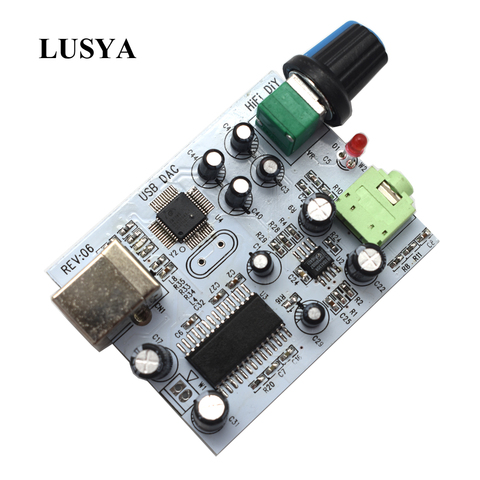 Lusya CM108 + TDA1305T + TDA1308 Audio Card IIS/I2S To 3.5mm Output USB Amp USB  DAC Decoder A1-009 ► Photo 1/6