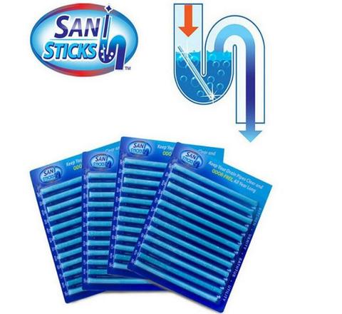 12/set Sani Sticks Oil Decontamination The Kitchen Toilet Bathtub Drain Cleaner Sewer Cleaning Rod Convenient Sewer Hair Clear ► Photo 1/5