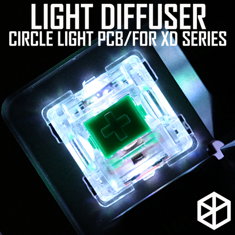 XD Halo RGB light control pcb soft lighting light diffuser circle light for mechanical keyboard cospad xd60 64 75 84 96 40 68 ► Photo 1/6