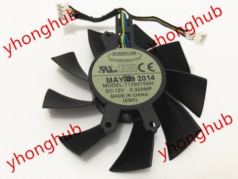 Emacro Everflow T128015SH Server Round Fan DC 12V 0.32AMP 75X75mm ► Photo 1/1