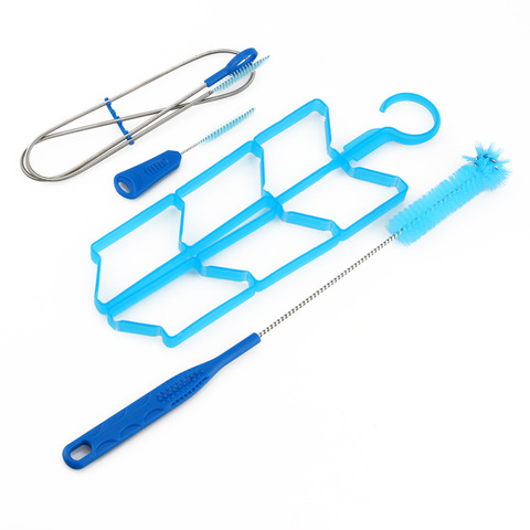 4 in 1 Water Bag Cleaning Kit Water Bladder Bag Cleaning Tube Hose Sucker Brushes Drying Rack Water Hydration Bladder Clean Tool ► Photo 1/6