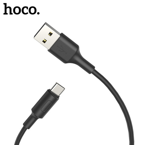 HOCO Mobile Phone Cables  USB Type C Cable 2A USB-C Cable Fast Charging Data Cable For Samsung S9 S8 Xiaomi mi 8 Huawei P20 lite ► Photo 1/6