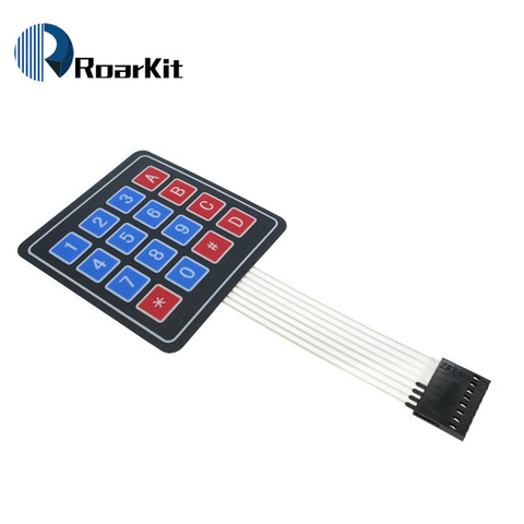 10PCS/LOT 4*4 Matrix Array/Matrix Keyboard 16 Key Membrane Switch Keypad for arduino 4X4 Matrix Keyboard ► Photo 1/1