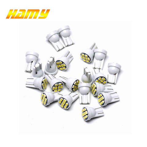 10x Car T10 W5W LED Signal Bulb Interior Dome Reading Light Auto Luggage Trunk License Plate Door Wedge Side Lamp 12V 5W5 194 ► Photo 1/6