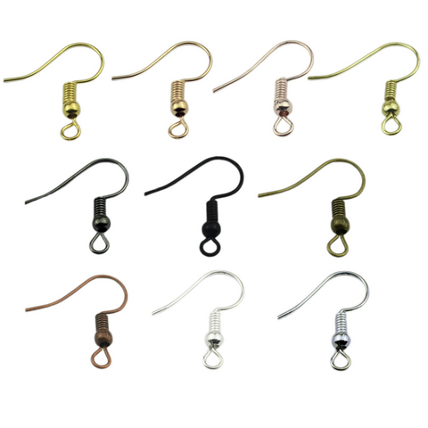 100pcs/lot 20x17mm Earring Findings Earrings Clasps Hooks Fittings DIY Jewelry Making Alloy Hook Earring Accessories ► Photo 1/2