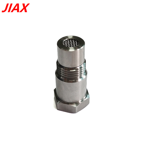 Universal  Stainless Steel M18x1.5 O2 Oxygen Sensor Extension Spacer Remove Fault Connector Silver ► Photo 1/6
