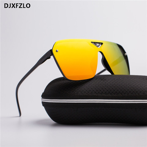 2022 New Goggle Plastic Male Driving Sports Men Dazzling Sunglasses Men Brand Designer Trendy Retro Sun Glasses oculos de sol ► Photo 1/6