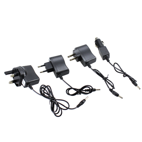 1pcs LED Power supply Adapter AC110-240V 0.5A EU/US/UK Plug Car Charger For 18650 Battery Flashlight Headlamp Converter Adapter ► Photo 1/6