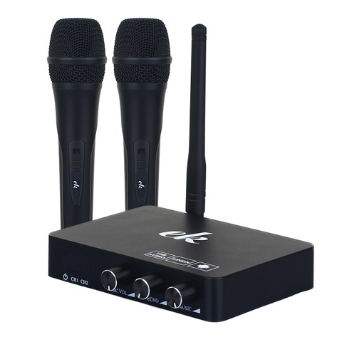 Handheld Wireless Karaoke Microphone Karaoke player Home Karaoke Echo Mixer System Digital Sound Audio Mixer Singing Machine K2- ► Photo 1/4