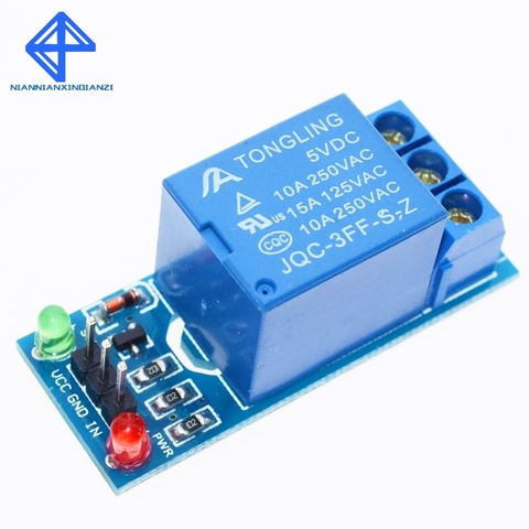 1pcs 5V low level trigger One 1 Channel Relay Module interface Board Shield For PIC AVR DSP ARM MCU ► Photo 1/6