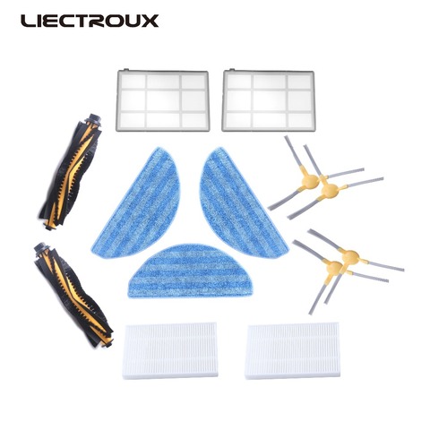 Suitable for LIECTROUX C30B Vacuum Cleaner Spare Parts Kits , Side Brush*4,HEPA filter*2,Primary filter*2,Central Brush*2, Mop*3 ► Photo 1/1