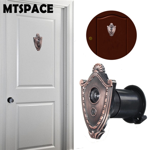 MTSPACE Adjustable Door Viewer Home Security Wide Angle Door Viewer Door Peep Sight Hole Adjustable Length Range Doorbell ABS ► Photo 1/1