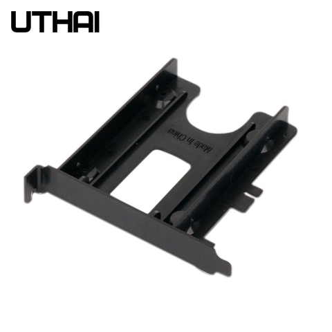 UTHAI G02 PCI Slot 2.5 Inch HDD/SSD  Mounting Bracket Hard Drive Adapter Chassis Rear Bracket Plastic ► Photo 1/6