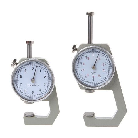 Dial Thickness Gauge 10 20mm Leather Paper Thickness Meter Tester Accuracy 0.1mm ► Photo 1/6