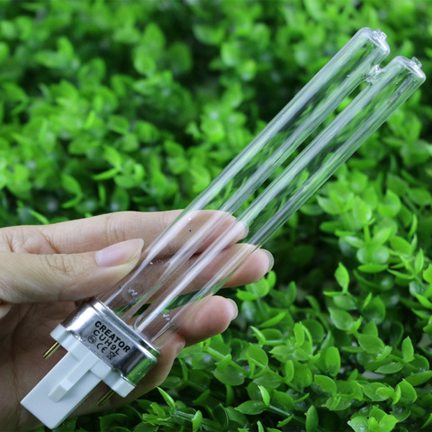 Replace JEBO SUNSUN Accessories UV Sterilizer Light Tube 2-pin G23 Base Linear Twin Tube UV Germicidal Ultraviolet Light Bulb ► Photo 1/4