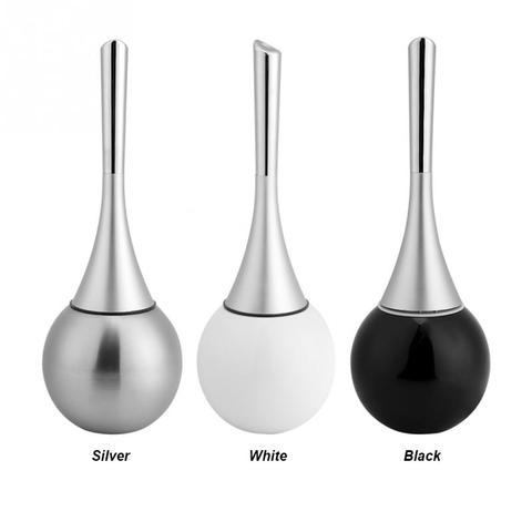 Toilet Brush and Holder Set Toilet Brush Creative Bathroom Toilet Scrub Cleaning Brush Holder Set with Stainless Steel Base ► Photo 1/6