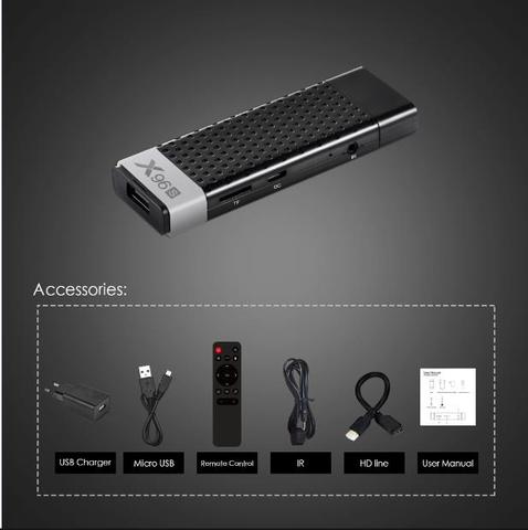 X96S TV Stick 4GB 32GB/2G 16G Smart Android 8.1 TV Box Amlogic S905Y2 Quad Core Bluetooth4.2 H96 PRO MINI PC Media Player X96 S ► Photo 1/1