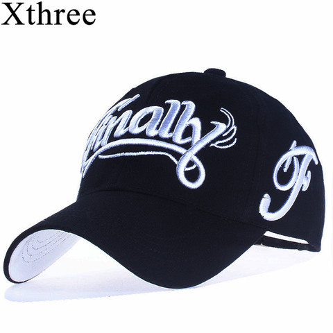 [Xthree]100% cotton baseball cap women casual snapback hat for men casquette homme Letter embroidery gorras ► Photo 1/6