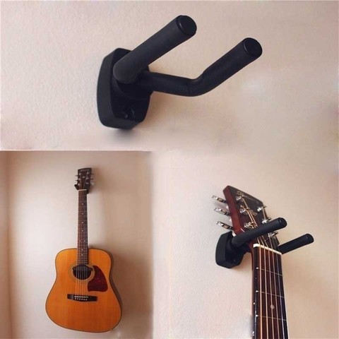 Guitar Stand Holder Wall Guitar Gitar Hanger Hook Holder Wall Mount Stand Rack Bracket Display Guitar Bass Screws Accessories ► Photo 1/6