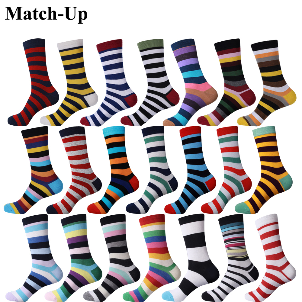 Match-Up new collection all cotton men colorful socks brand man socks , men socks stripe, cotton sock Free Shipping ► Photo 1/6