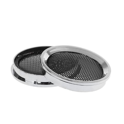 2PCS Speaker Cover 2inch Protective Grills Cover Audio Speakers Decorative Steel Round Mesh Case ► Photo 1/6