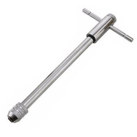 T-Handle Tap Wrench Handle M5-M12 Adjustable Ratcheting Hand Tool