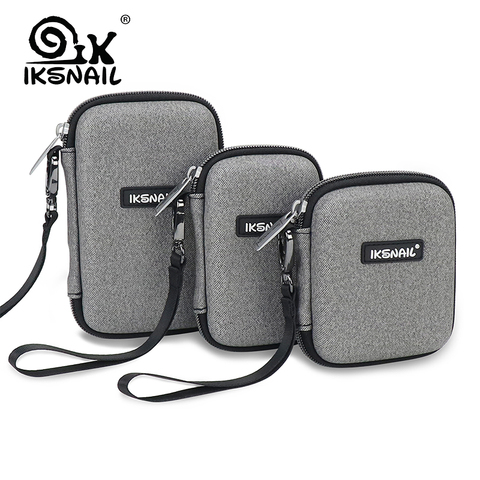 IKSNAIL Digital Case Protect Bags Box For WD Hard Drive Multi-size Power Bank USB Cable Charger External Hard Disk Pouch Case ► Photo 1/6