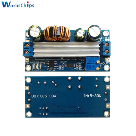 DC-DC Auto Buck Boost Step Up/Down Module Power Supply Module Output Adjustable Integrated Circuits 3A 35W ► Photo 1/2