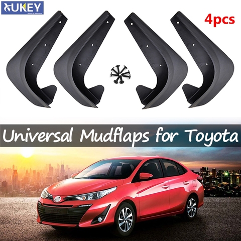 Mud Flaps Mudflaps Splash Guards Front Rear For Toyota Auris Agya Aygo AB10 AB40 Corolla Allex IQ Etios Koba Prius RAV4 Yaris ► Photo 1/6