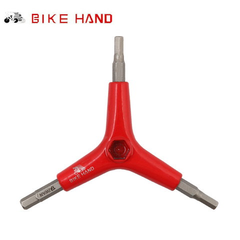 BIKE HAND 4/5/6 mm 3 Way Hex Key Wrench Spanner Bicycle Repair Tools Cycling MTB Mountain Bike Repair Tool For Bicycle Y-Shaped ► Photo 1/6