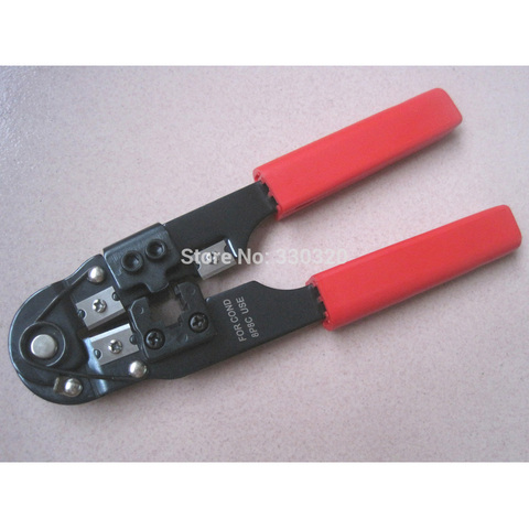 RJ45 Cable Crimper Crimp + Strip Cut Tool Network crimp pliers LS-210N ► Photo 1/3