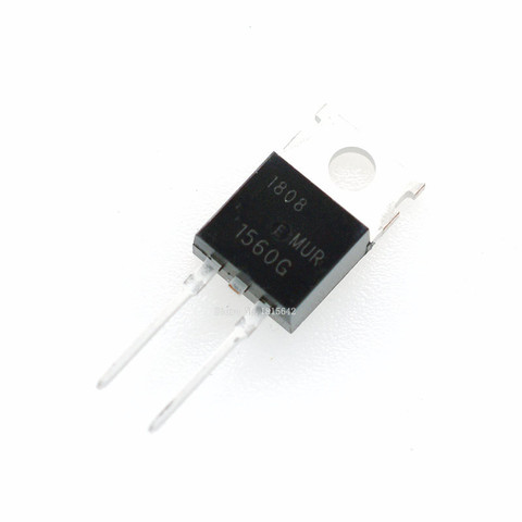 10PCS/LOT MUR1560G TO-220 MUR1560 TO220 U1560 RHRP1560 MUR1560CTG ultra fast recovery diode Super fast recovery diode ► Photo 1/2