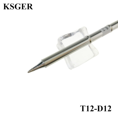 KSGER T12-D12 Series Electronic Solder Iron Tips 220v 70W Welding Tools For FX-951 FX952 Soldering Rework Station Solder Handle ► Photo 1/6