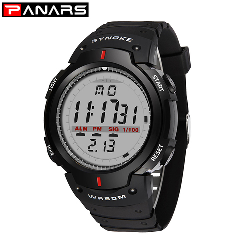PANARS Sport Men's Watch LED Digital Wristwatch Military Electronic Fashion Finess Watches Outdoor Life Waterproof Diving ► Photo 1/6