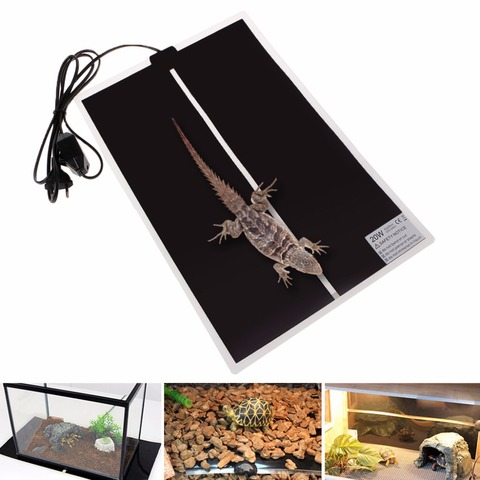 5/7/14/20/28W 220-240V EU Plug Adjustable Temperature Pet Heating Mat Tortoise Amphibians Warmer Bed Mat Reptiles Supplies C42 ► Photo 1/6