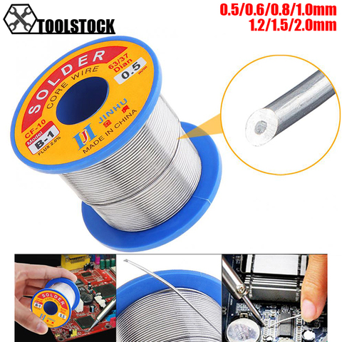 63/37 B-1 300g 400g 500g  0.5/0.6/0.8/1.2mm Tin Wire No-clean Rosin Core Solder Wire with 2.0% Flux for Electric Soldering Iron ► Photo 1/6
