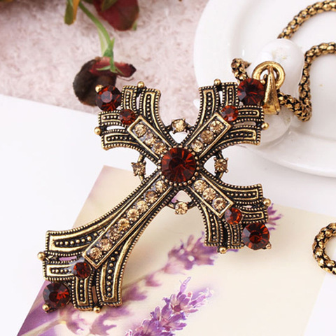 Cross Adjustable Bail Pendant Christian Cross ► Photo 1/4