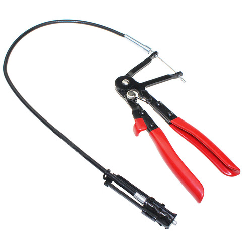 Auto Vehicle Tools Cable Type Flexible Wire Long Reach Hose Clamp Pliers For Car Repairs Hose Clamp Removal Tool Alicate ► Photo 1/6