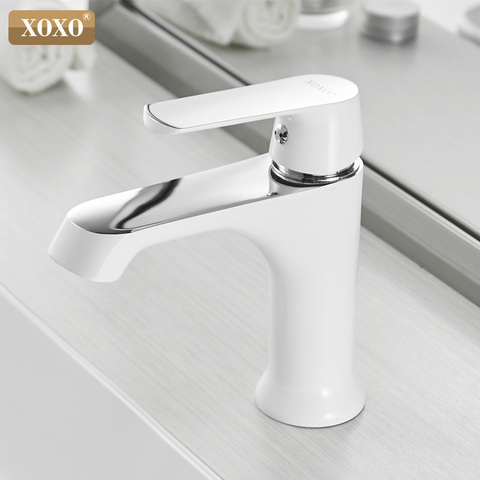 XOXO Basin Faucet Cold and Hot Water Taps Bronze Green Fashion Style Single Holder Single Hole Bathroom Mixer Faucet  20025 ► Photo 1/6