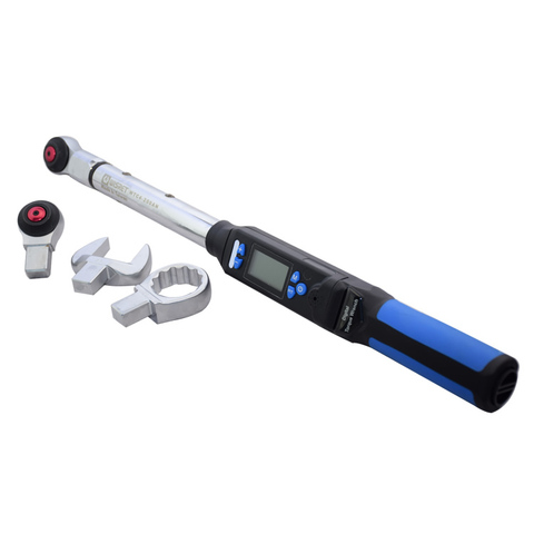 High precision adjustable electronic digital torque wrench interchangeable 1.5-340nm insert toos open ring ratchet head 1/4 1/2 ► Photo 1/1