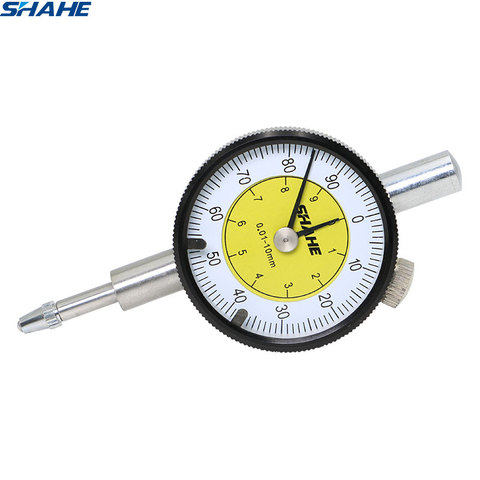 SHAHE MINI Dial Indicator 0-10 mm Meter Precise 0.01 mm Resolution Dial indicator Gauge Measurin Tool ► Photo 1/6