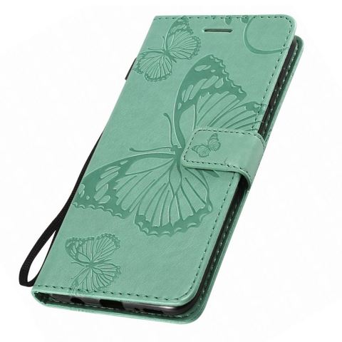 Plain Butterfly Book Cases For Xiaomi Mi Play 8 Lite 6X 5X A2 Redmi 4A 5 Plus Note 7 5A 4 4X 3 S2 Y1 Leather Stand Covers E06Z ► Photo 1/6