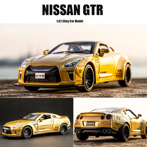 New 1:32 NISSAN GTR Race Alloy Car Model Diecasts & Toy Vehicles Toy Cars Free Shipping Kid Toys For Children Gifts Boy Toy ► Photo 1/6
