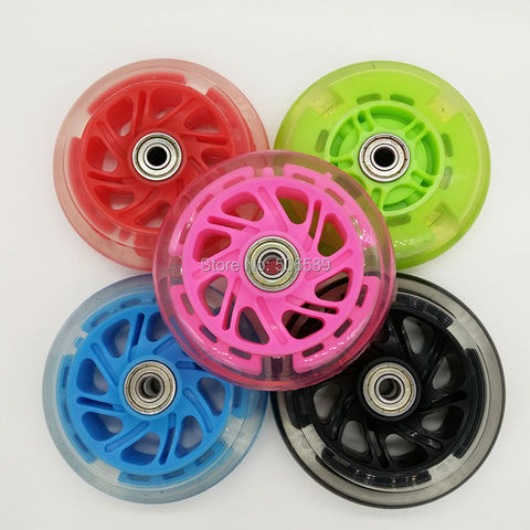 free shipping scooter wheel 100 MM flashing wheel 100*24 2pieces / lot ► Photo 1/6