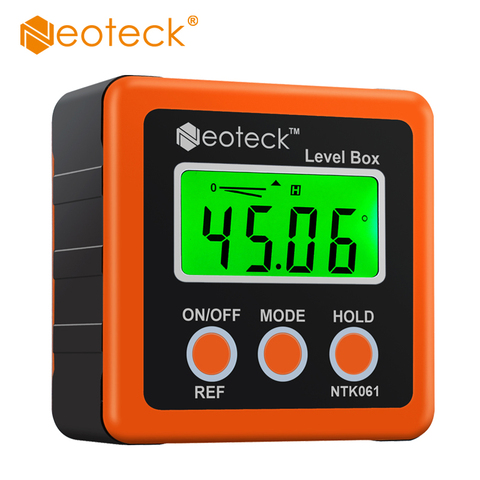 360 Degree Magnetic Digital Inclinometer Level Box Gauge Angle Meter Finder