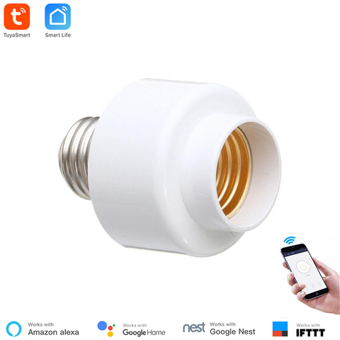 Tuya Smart Slampher WiFi Remote Wifi LED Light Bulb Holder Real Timer for Smart Home Compatible with Alexa echo Google home ► Photo 1/6