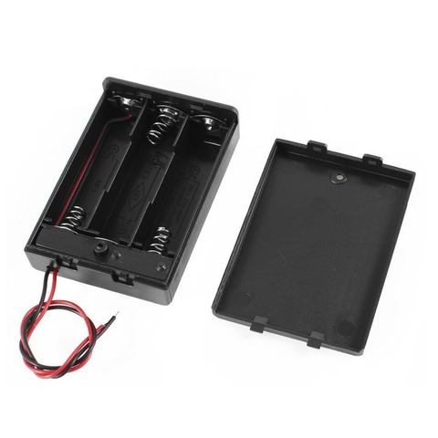 DIY Storage Box Holder Case High Quality 3x AA Battery Storage Case Box Clip Holder For 3 X AA Rechargeable Battery ► Photo 1/1