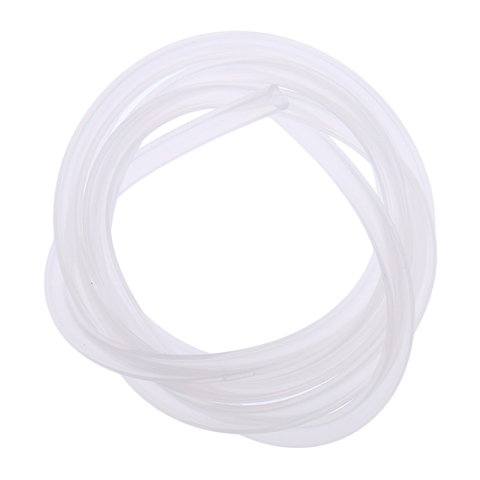 White RC Silicone Fuel Line Oil Tube Fuel Pipe Hose for Gas Engine Nitro Engine Glow RC Model Parts 100mm ► Photo 1/6